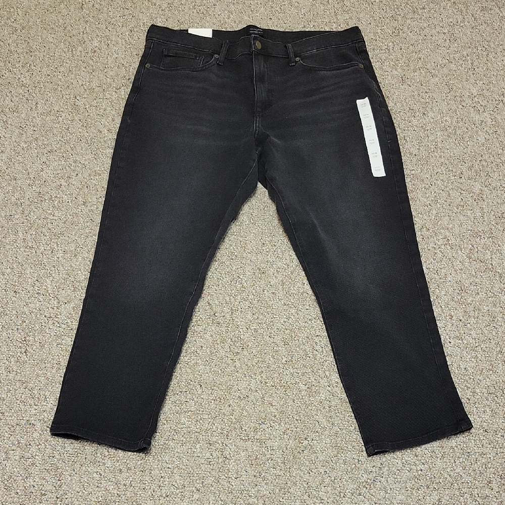 Banana Republic Women's Black Mid-rise Girlfriend Jeans Sz 33/16 New denim